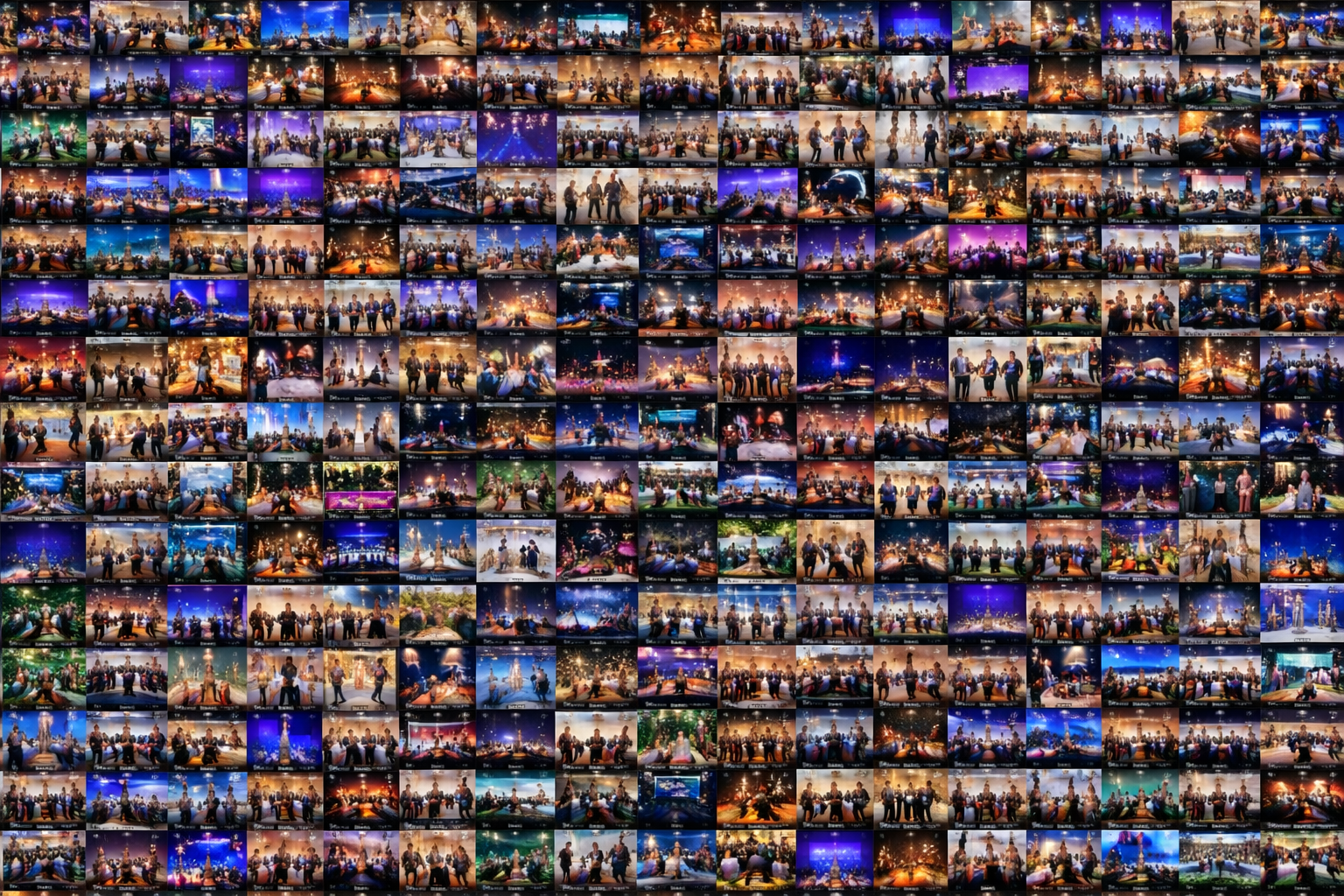 Royal LED video wall setup at Toronto wedding